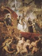 Peter Paul Rubens The Landing of Marie de'Medici at Marseilles (mk080 oil